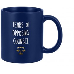 Tears of Opposing Counsel (Blue) Coffee Mug