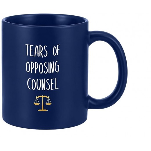Tears of Opposing Counsel (Blue) Coffee Mug