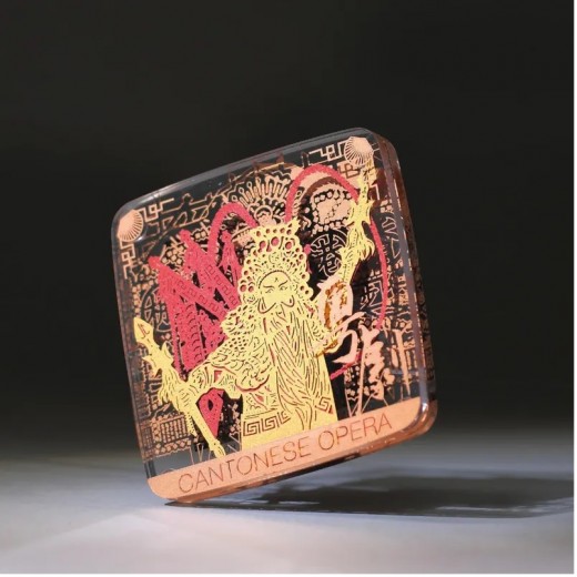Paper Art Magnet - Cantonese Opera 2 粵劇(淨) 