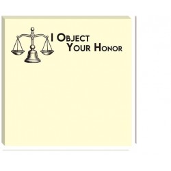 Lawyer Sticky Notes: I Object your Honor