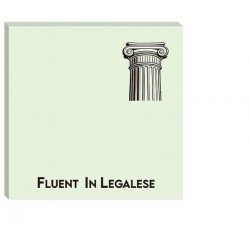 Lawyer Sticky Notes: Fluent in Legalese