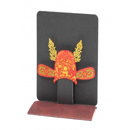 Greeting Card Small - HK Culture (Chinese Scholar Hat) 