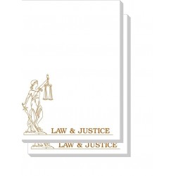 Lawyer Sticky Notepads: Law & Justice