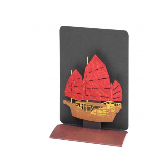 Greeting Card Small - HK Culture (Hong Kong Junk) 