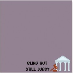 Lawyer Sticky Notes: Blind but still Judgy (Purple)