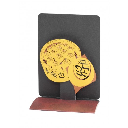 Greeting Card Small - HK Culture (Lucky Bun) 