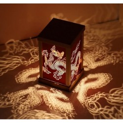 Paper Art Shadow Lamp 影紙燈 (Dragon 龍)  Paper Art Shadow Lamp 影紙燈 (Dragon 龍)