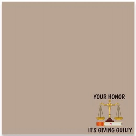 Lawyer Sticky Notes: Your Honor It's Giving Guilty