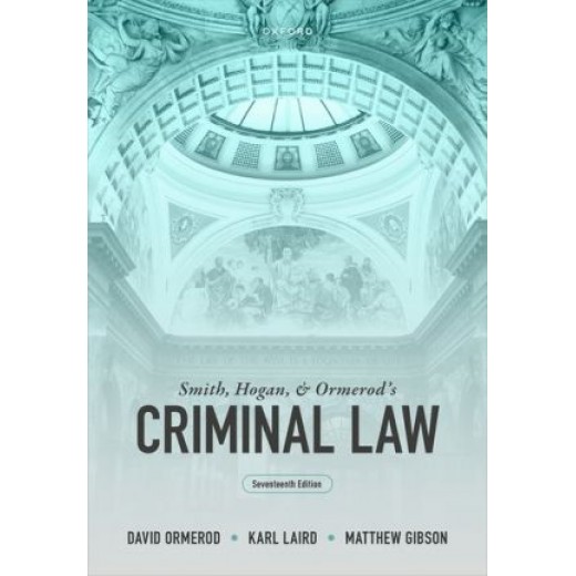 Smith, Hogan, & Ormerod's Criminal Law 17th ed
