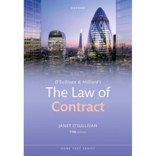 O'Sullivan & Hilliard's The Law of Contract 11th ed O'Sullivan & Hilliard's The Law of Contract 11th ed