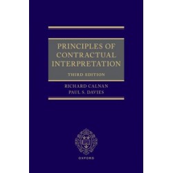 * Principles of Contractual Interpretation 3rd ed