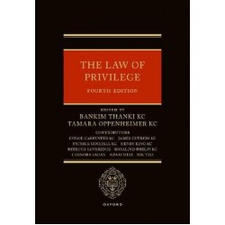 The Law of Privilege 4th ed The Law of Privilege 4th ed