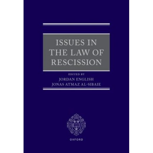 Issues in the Law of Rescission Issues in the Law of Rescission