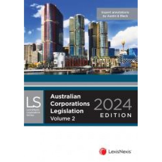 Australian Corporations Legislation 2024 (2 Volume Set)