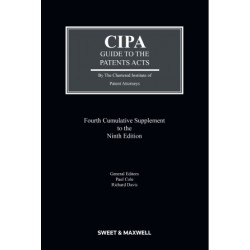 CIPA Guide to the Patents Acts 9th ed: 4th Supplement