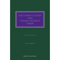 Exclusion Clauses and Unfair Contract Terms 14th ed Exclusion Clauses and Unfair Contract Terms 14th ed