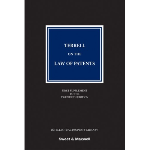 Terrell on the Law of Patents 20th ed: 1st Supplement