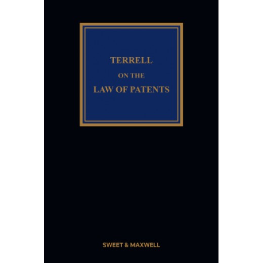 Terrell on the Law of Patents 20th ed with 1st Supplement