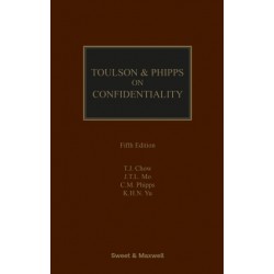 Toulson & Phipps on Confidentiality 5th ed