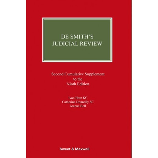 De Smith's Judicial Review 9th ed: 2nd Supplement De Smith's Judicial Review 9th ed: 2nd Supplement