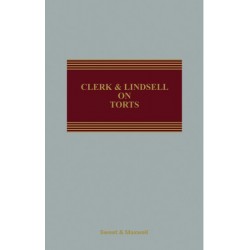 * Clerk & Lindsell on Torts 25th ed