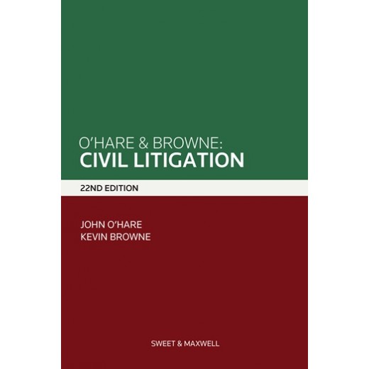 * O'Hare & Browne: Civil Litigation 22nd ed