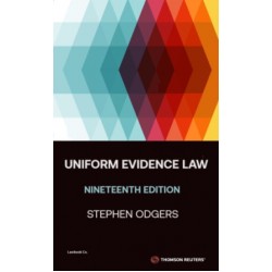 Uniform Evidence Law 19th ed