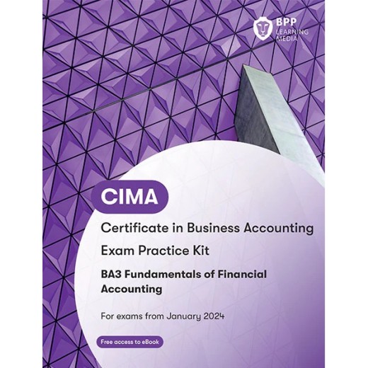 BPP CIMA - BA3 Fundamental of Financial Accounting KIT 2024