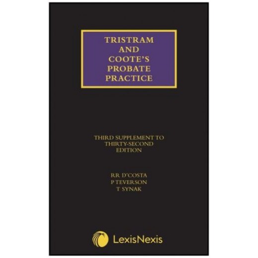 Tristram and Coote's Probate Practice 32nd edition: 3rd Supplement