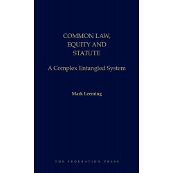 Common Law, Equity and Statute: A Complex Entangled System Common Law, Equity and Statute: A Complex Entangled System