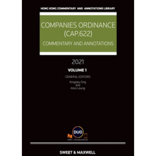 Companies Ordinance (Cap.622): Commentary and Annotations