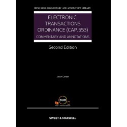 Electronic Transactions Ordinance (Cap 553): Commentary and Annotations 2nd ed