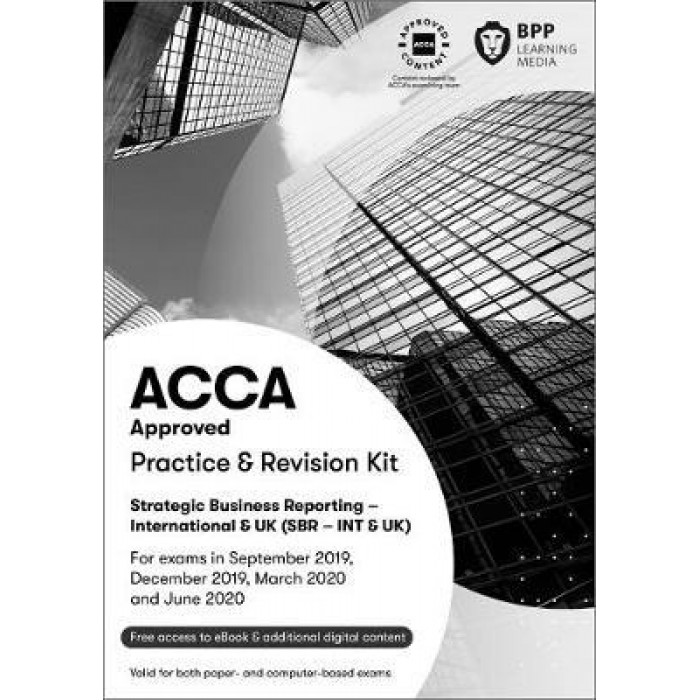 bpp acca sbr strategic business reporting kit 2019 2020 business reporting